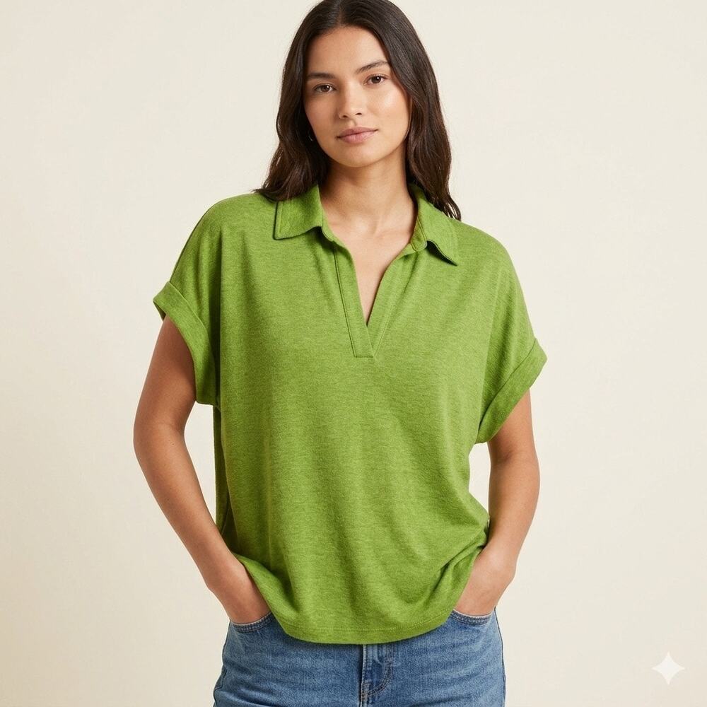 367-Banana Republic Linen Blend Tp size L / PTP 25”